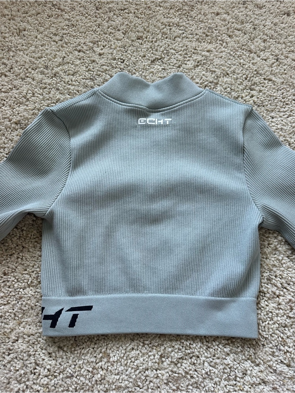 ECHT Light Gray Ribbed Set - Picture 7 of 7